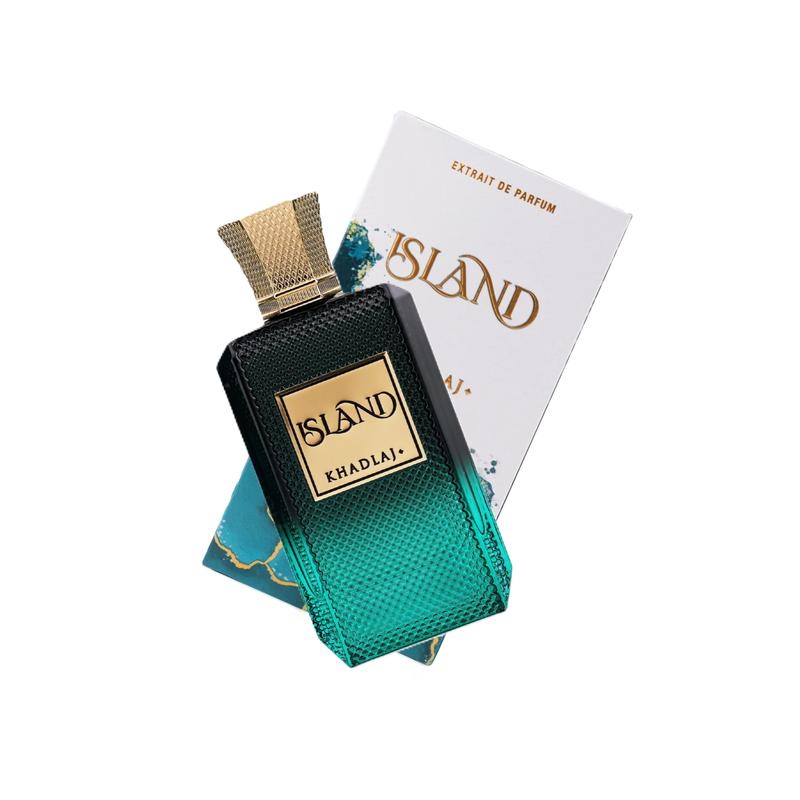 Khadlaj Island for Unisex Extrait de Parfum Spray, 3.4 Ounce