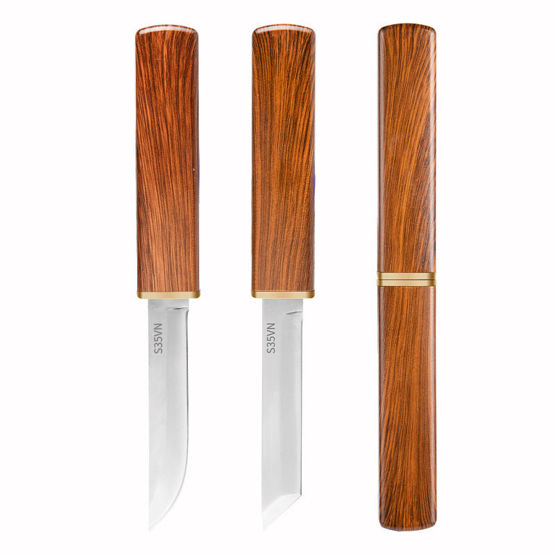 🔥 LAST DAY -BUY 2 GET 1 FREE 🔥 2-in-1 Double Knife Set with Wooden Handle