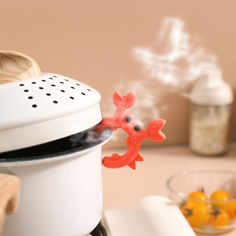 🎉 BUY 3 GET 2🎉🦀Creative Multifunctional Silicone Crab Utensil Holder🛒 FREE Kitchen's New Best Friend Fun and Functional!