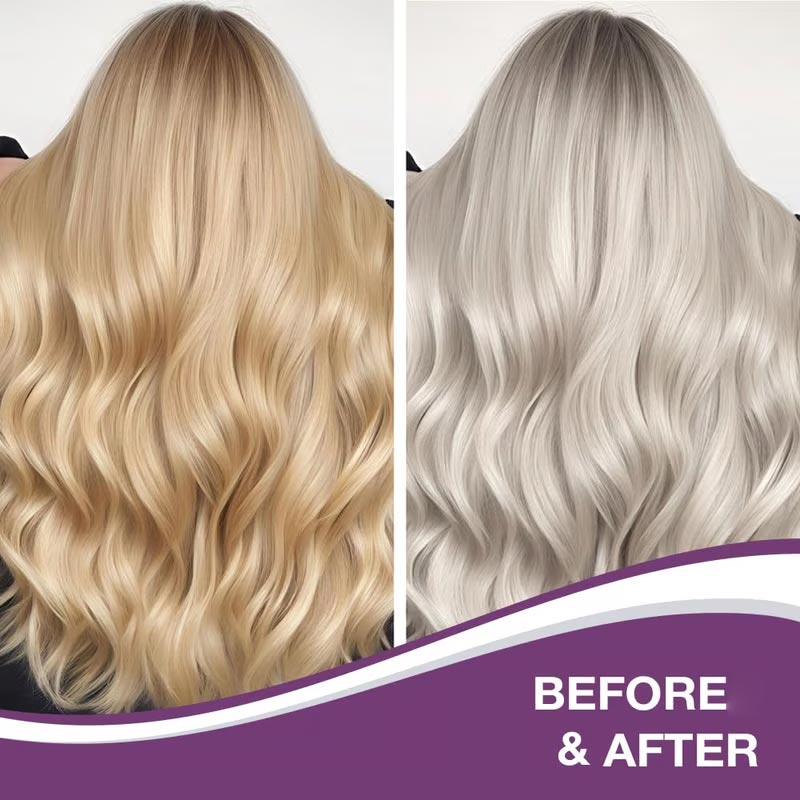 🎁✨Hot sale🔥Purple Keratin Hair Mask - Locks Color & Neutralizes Brass & Yellow Tones