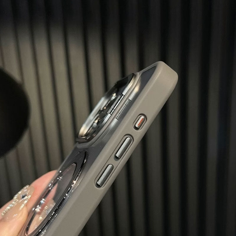 🔥Magnetic Phone Case with Hidden Brackets & Lens Films for iPhone