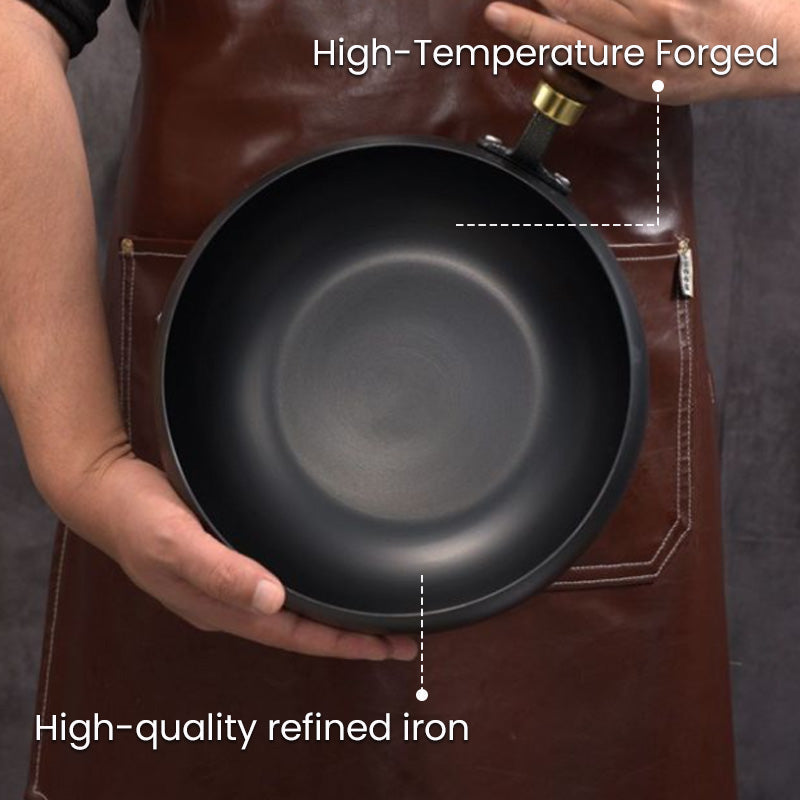 🍳Flash Sale🔥Professional-Grade Uncoated Iron Pot⏳🚀50% OFF Today