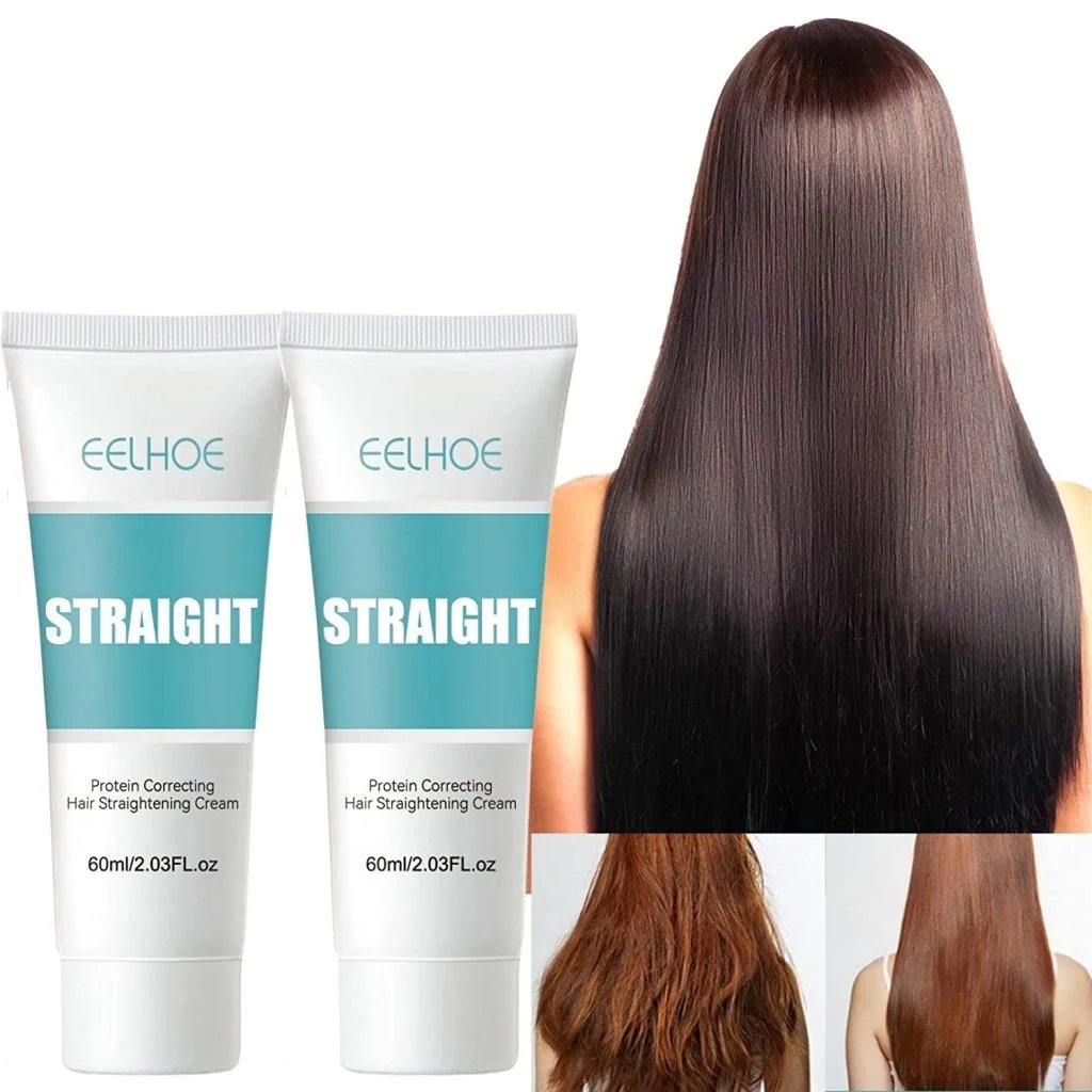 Silk and Keratin Treatment Hair Straightening Cream