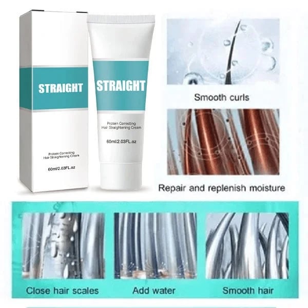 Silk and Keratin Treatment Hair Straightening Cream
