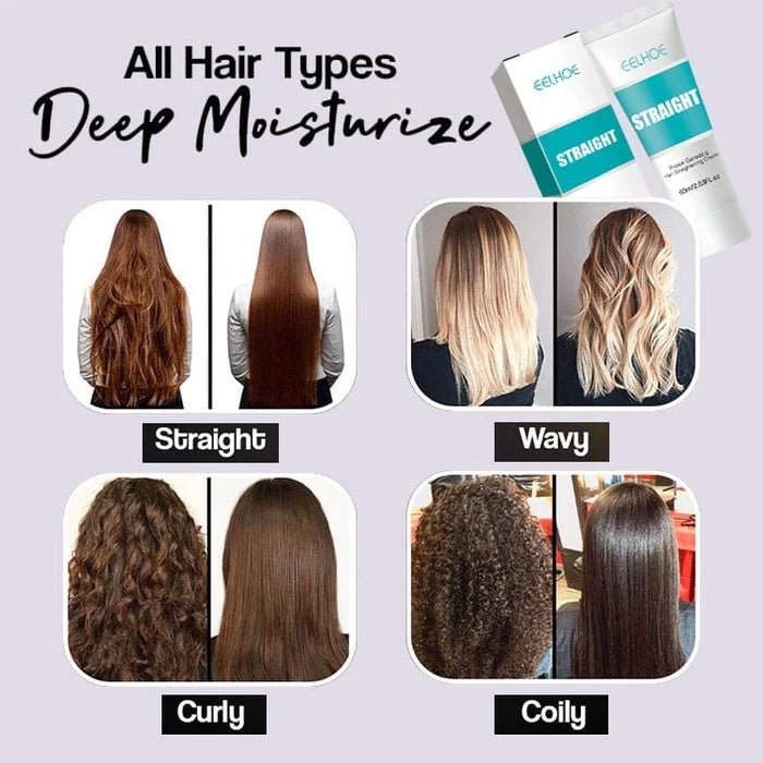 Silk and Keratin Treatment Hair Straightening Cream