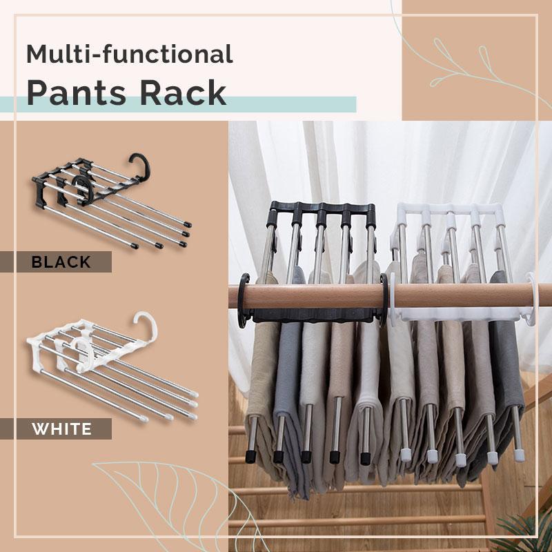 đ BUY 2 GET 1 FREE! đ„ Telescopic Folding Pants Rack - Space-Saving Multilayer Design for Closet/Storage Organization đ âš