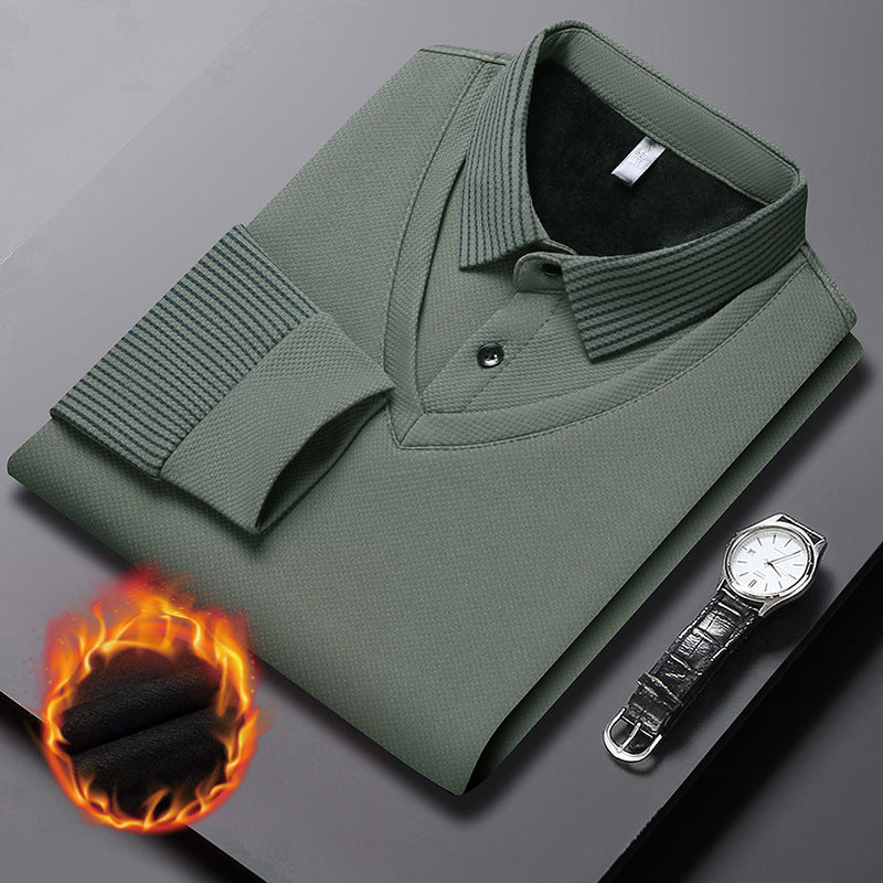 📢📢Flash Sale: Ending in 3 Hours!⏰⏰Striped Lapel Fake Two-piece Shirt