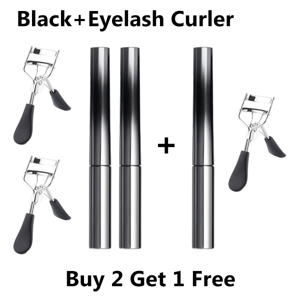 ⏳LAST DAY BUY 2 GET 1 FREE!!!⏰24 HR Waterproof 3D Natural Curling & Extension Eyelash Iron Mascara