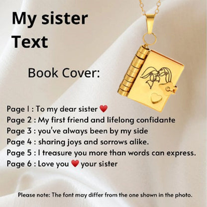 🔥🔥My Little Star Book Necklace for Daughter, Birthday Day Gift Graduation Jewelry of Love
