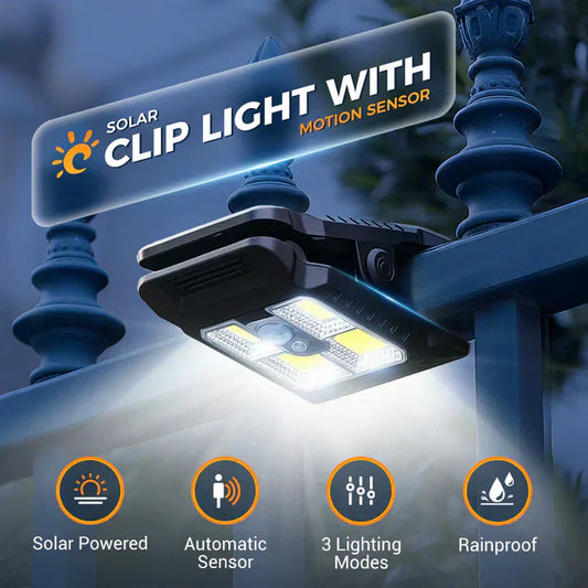 🔥 BUY 2 GET 1 FREE🔥 Solar Clip Light With Motion Sensor🏡
