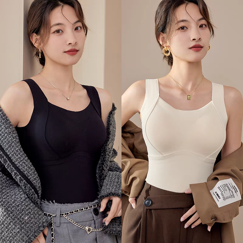 💜 LAST DAY PROMOTION - 50%OFF 💜Women's Thermal Tank Tops With Built-in Bra