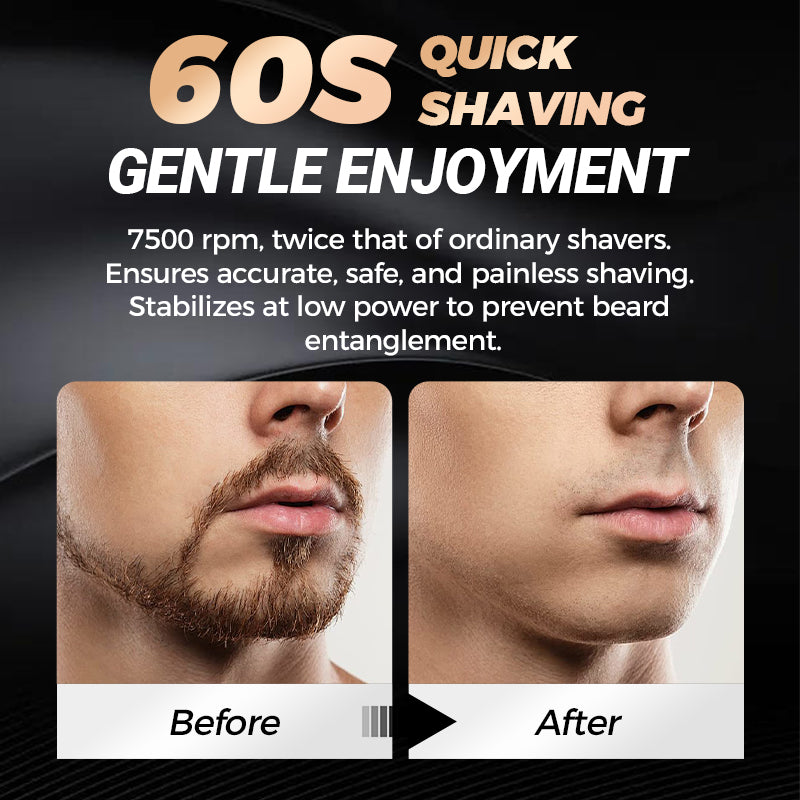 ✨HOT SALE✨2025 New Upgrade Pocket Shaver USB Mini Shavers for Men Rechargeable Waterproof Compact Electric Razor for Home, Car, Travel