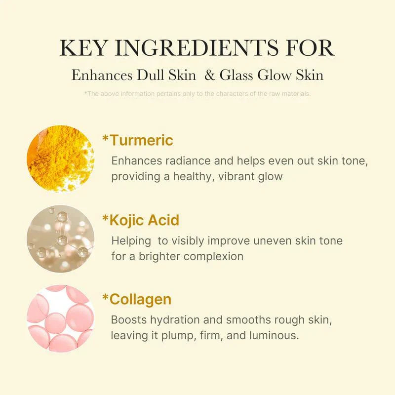 [MedicubeOfficial]Kojic Acid Turmeric Night Wrapping Mask|Overnight Wrapping Mask,Morning Shed,Turmeric,Niacinamide,Vitamin C