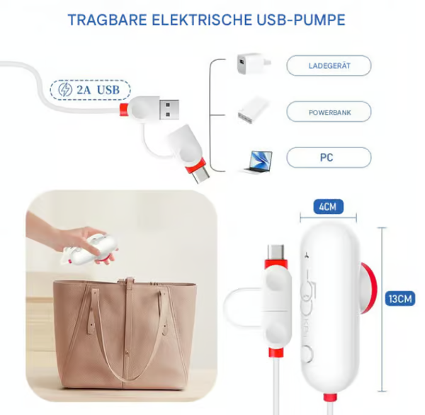 🎁 Hot Sale 49% OFF 🔥6-Pack USB Electric Vacuum Compression Bags – Save Space, Travel Light!