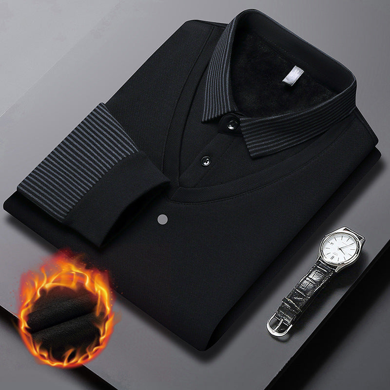 📢📢Flash Sale: Ending in 3 Hours!⏰⏰Striped Lapel Fake Two-piece Shirt