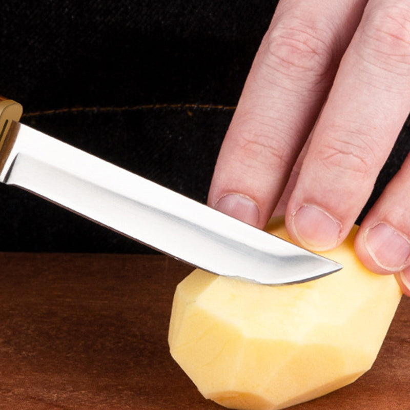 🔥 LAST DAY -BUY 2 GET 1 FREE 🔥 2-in-1 Double Knife Set with Wooden Handle