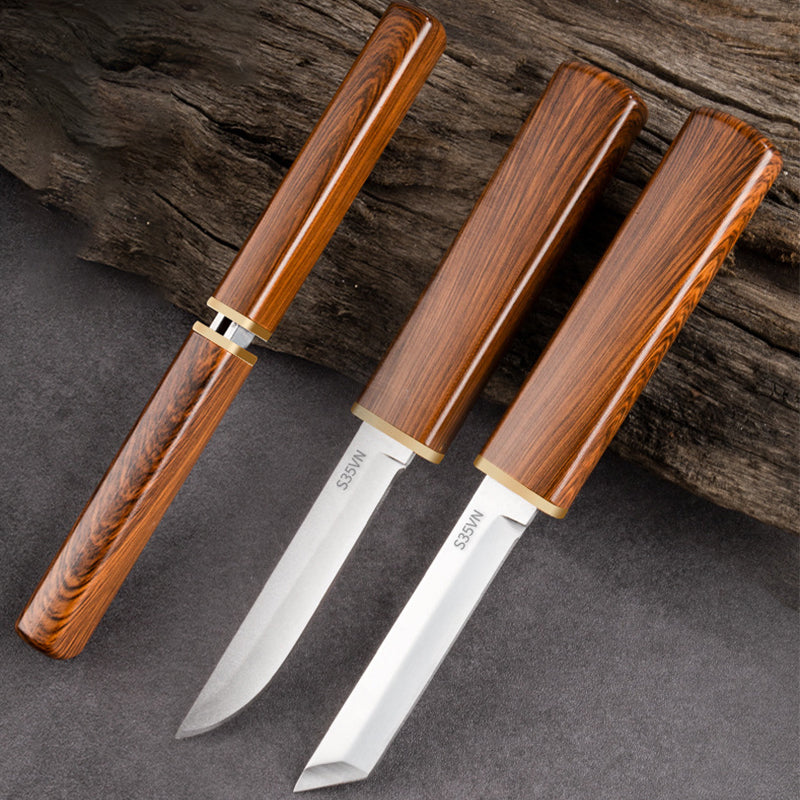 🔥 LAST DAY -BUY 2 GET 1 FREE 🔥 2-in-1 Double Knife Set with Wooden Handle