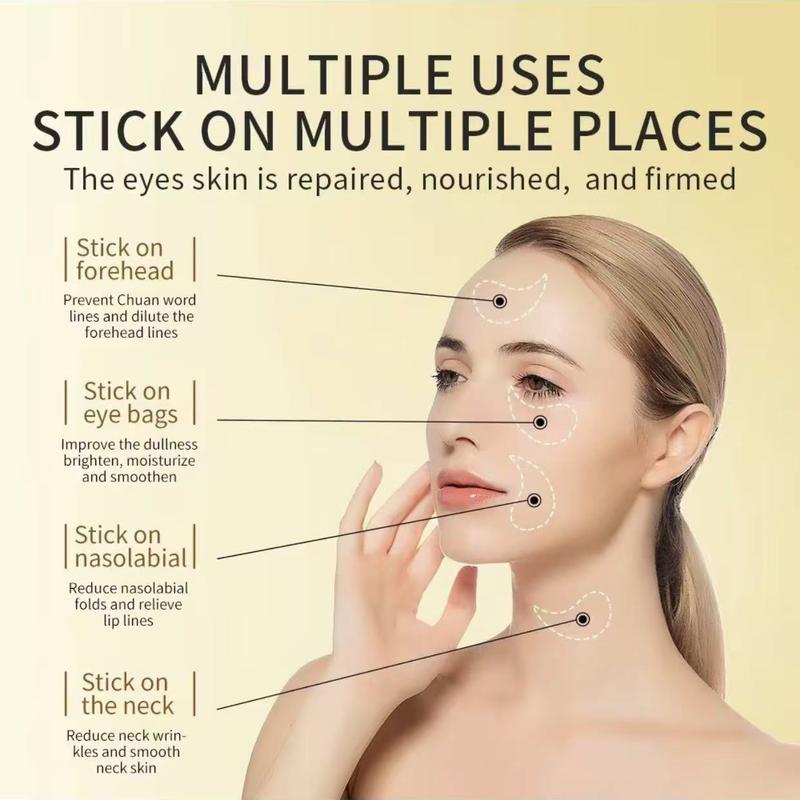 [Taren Cosmetics]Avocado Moisturizing Collagen Eye bagMask,60pcs/set Under Eye Mask, Eye Care Product for Dark Eye Bags, Skin Care  Gift Moisturizer Hydrating Comfort