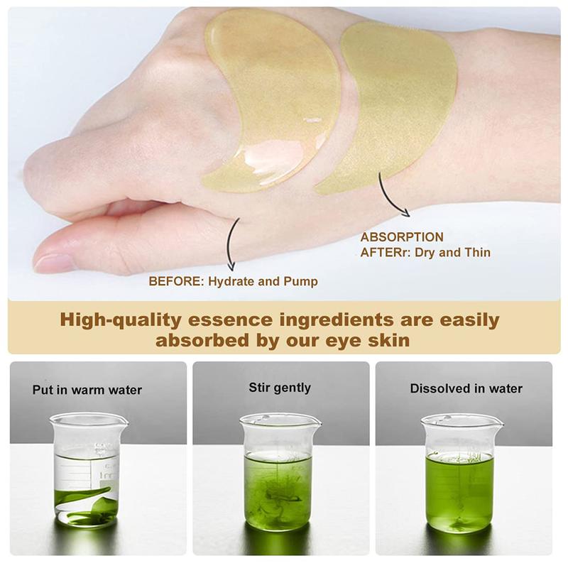 [Taren Cosmetics]Avocado Moisturizing Collagen Eye bagMask,60pcs/set Under Eye Mask, Eye Care Product for Dark Eye Bags, Skin Care  Gift Moisturizer Hydrating Comfort