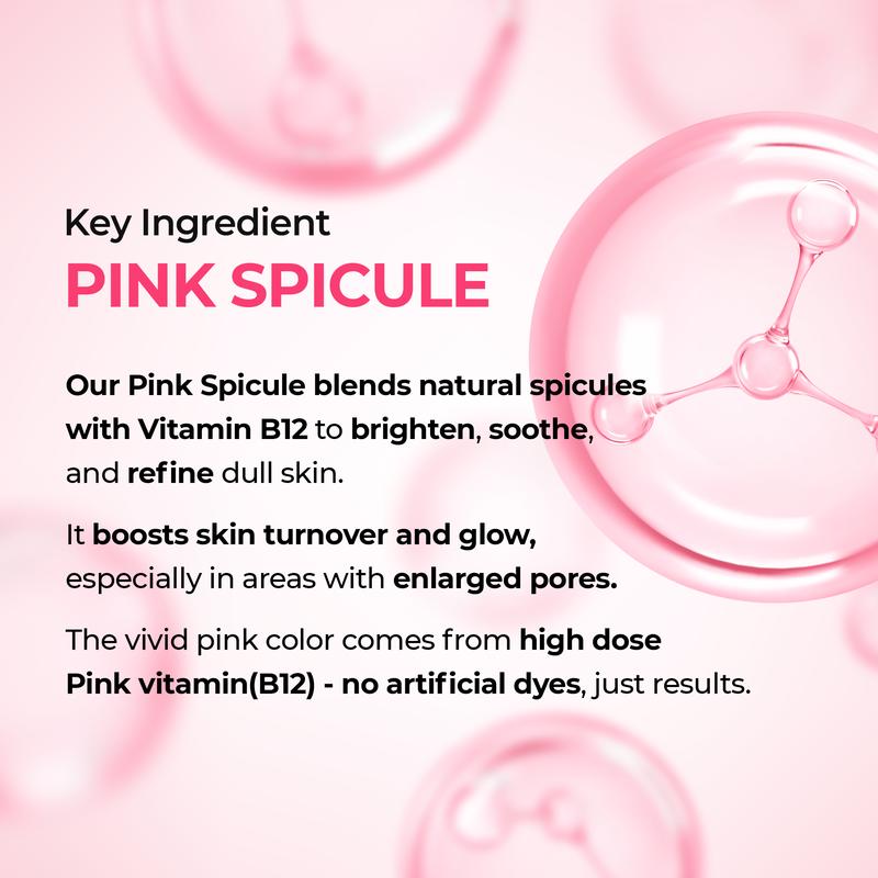 [Dr.Melaxin Official Shop]Lumi Pore & Spot Care Duo | Shrinks Pores & Fades Blemish Marks | Cyano Pink Spicule Serum + Picotonic Shot Ampoule