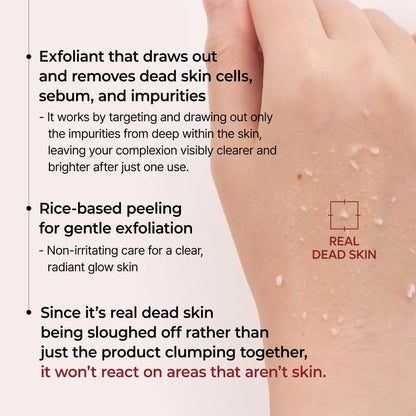 [Dr.Melaxin Official] Peel Shot Glow Rice Ampoule Duo - Serums for Brightening, Exfoliating, and Moisturizing - Suitable for All Skin Types