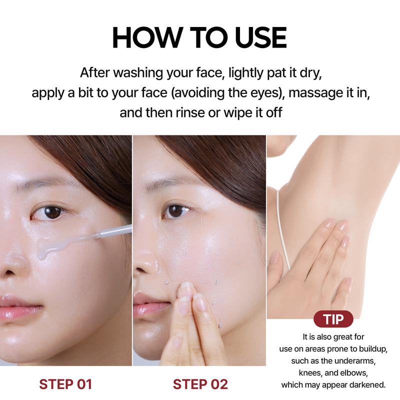 [Dr.Melaxin Official] Peel Shot Glow Rice Ampoule Duo - Serums for Brightening, Exfoliating, and Moisturizing - Suitable for All Skin Types