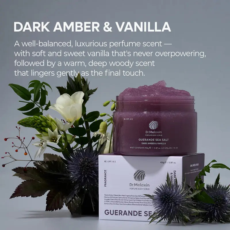 [Dr.Melaxin] Guerande Sea Salt Perfume Body Scrub | Gentle Exfoliation, Skin Barrier Protection | Korean Cosmetics
