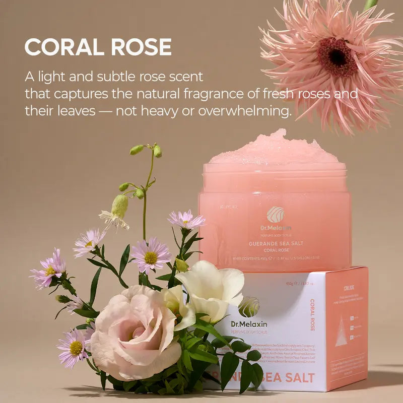 [Dr.Melaxin] Guerande Sea Salt Perfume Body Scrub | Gentle Exfoliation, Skin Barrier Protection | Korean Cosmetics