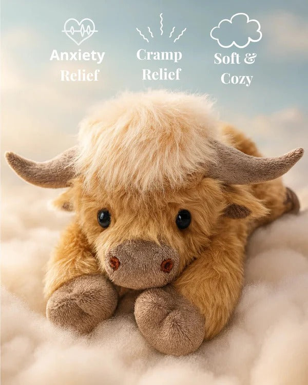 🎁Nice Gift🧸Cute Cartoon Highland Cow Stuffed Toy