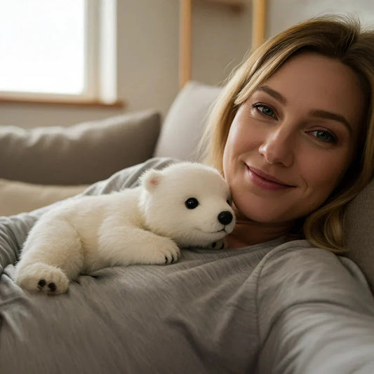 🔥The Polar Pal ——The Plush That Calms You in Seconds🌈