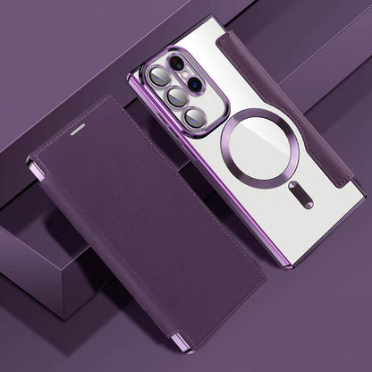 🎁2025 TIKTOK HOT SALE-49% OFF🔥New leather textured flip mobile phone case for Samsung