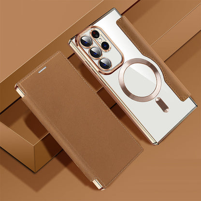 🎁2025 TIKTOK HOT SALE-49% OFF🔥New leather textured flip mobile phone case for Samsung