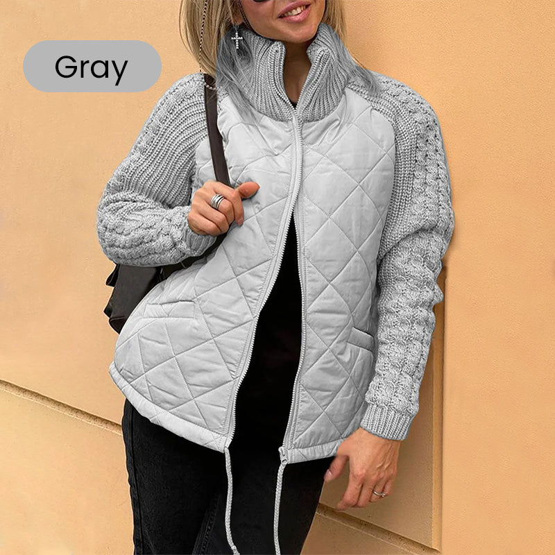 🔥Women’s Knit Patchwork Puffy Jacket🔥🧷