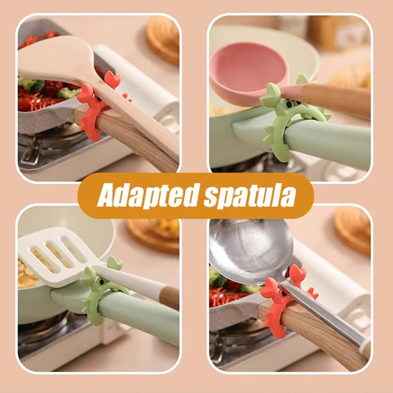 🎉 BUY 3 GET 2🎉🦀Creative Multifunctional Silicone Crab Utensil Holder🛒 FREE Kitchen's New Best Friend  Fun and Functional!