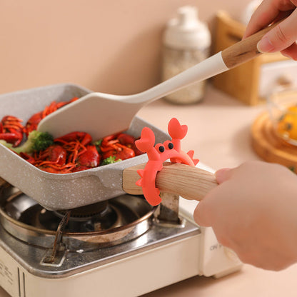 🎉 BUY 3 GET 2🎉🦀Creative Multifunctional Silicone Crab Utensil Holder🛒 FREE Kitchen's New Best Friend  Fun and Functional!