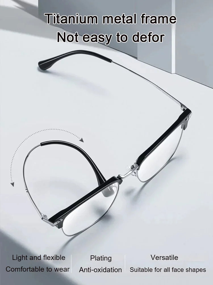 🔥Ultra Light Anti Blue Presbyopic Glasses(Comes with a Free Eyewear Case)