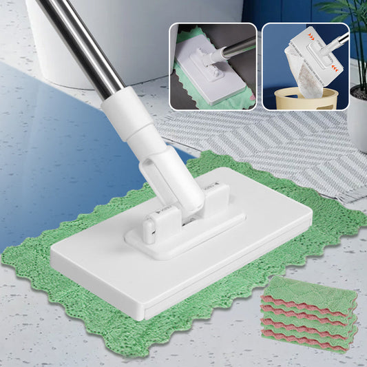 💦Last Day Sales 49% OFF🧹Disposable Dust Mop with 4 Reusable Cloths