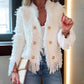 💜Limited stock available  49%OFF 💜 Women’s Fashion Button Tassel Short Coat