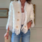 💜Limited stock available  49%OFF 💜 Women’s Fashion Button Tassel Short Coat