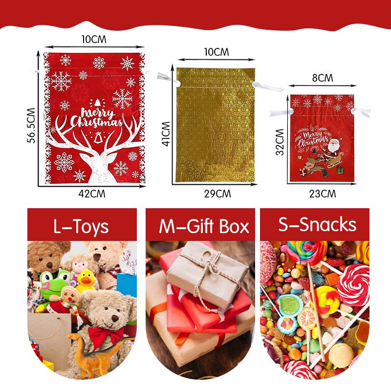 🔥LAST DAY SALE 49% OFF🎅The World’s Best Christmas Gift Bag With Drawstring🎁