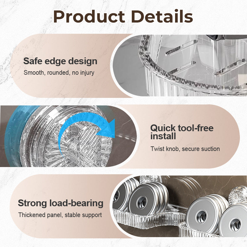 Universal Removable Faucet Storage Rack